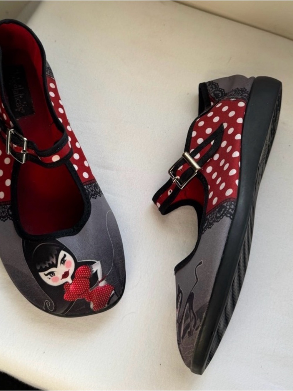 Hot Chocolate Design Chocolaticas Petunia Mary Jane Flats Size 36 US 6 - Picture 6 of 8